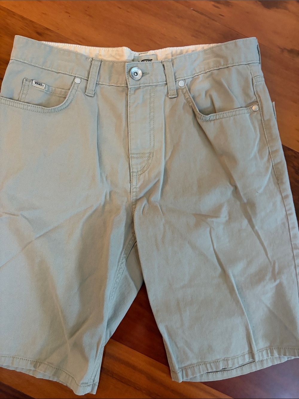 Vans Men's Light Khaki Casual Shorts